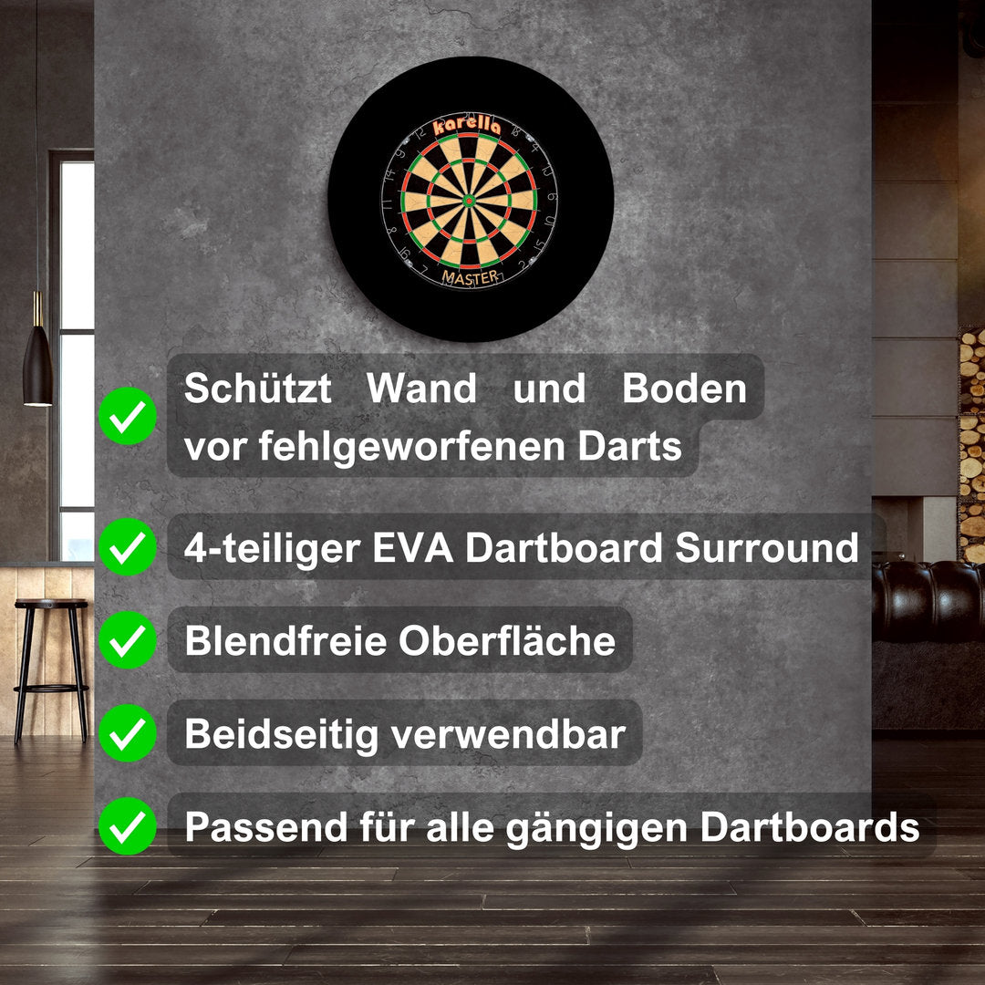 Karella Catchring EVA 4-teilig schwarz