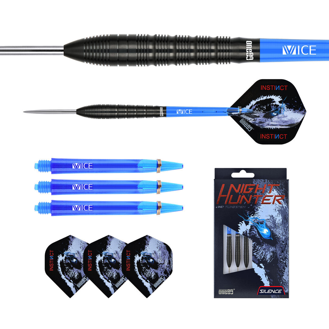One80 Night Hunter Silence Steeldarts 22g | 24g