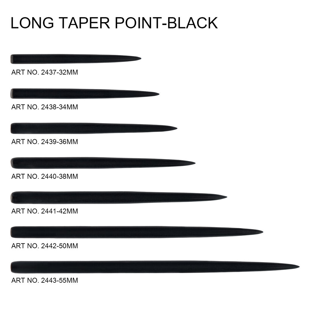 One80 Long Taper Point black