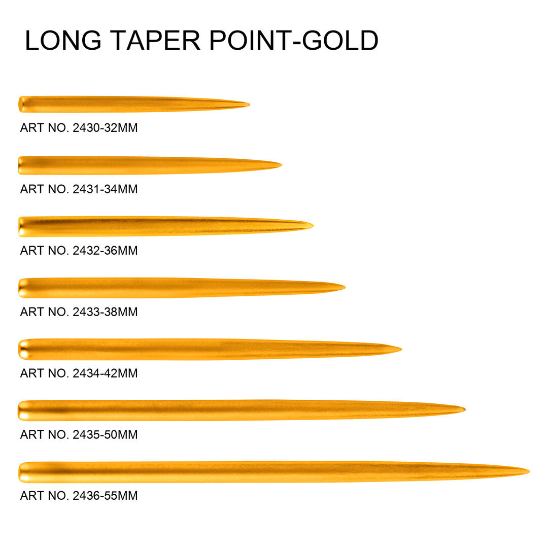 One80 Long Taper Point Gold