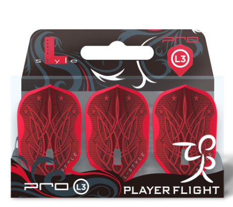 L-Style Champagner Flights L3 PRO Lisa Ashton v3 Rot