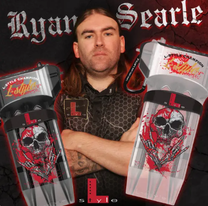 L-Style Krystal One Case Ryan Searle Dartcase Schwarz | Transparent