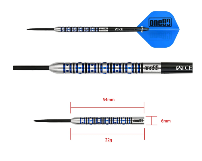 One80 Alexis Toylo Signature Dart Steeldarts 22g