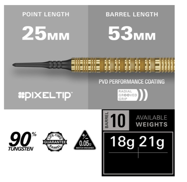 Target Bolide Envy 10 90% - Softdarts