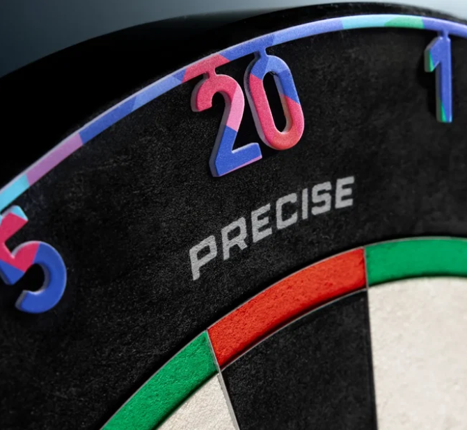 Endorphine Dartboard + Polychrome Zahlenring