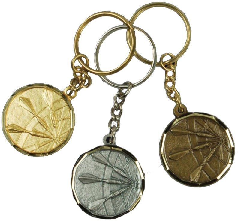 Bull's Dartboard Keyring