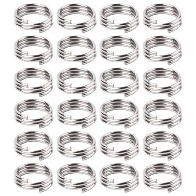Bullet Dart Shaft Rings, Federringe ind Silber