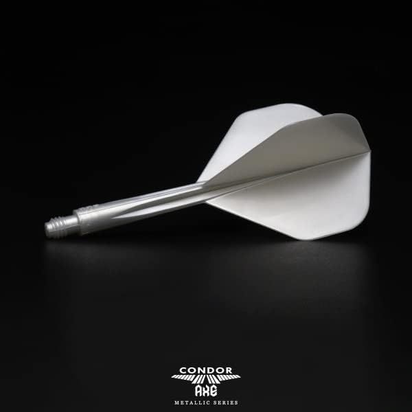 Condor AXE Dart Flights - Pearl Silver Standard