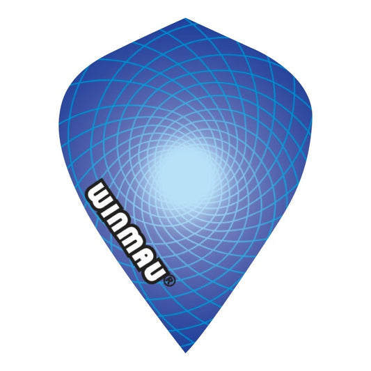 Winmau Kite Poly Flights Blau