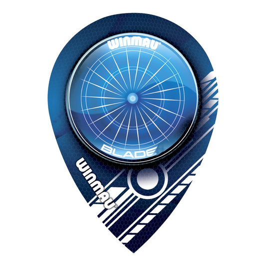 Winmau Pear 104 Blaue Dartscheibe Flights