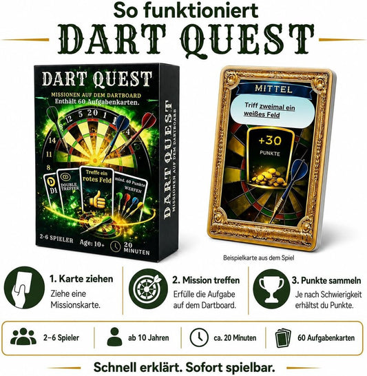 Dart Quest - Kartenspiel