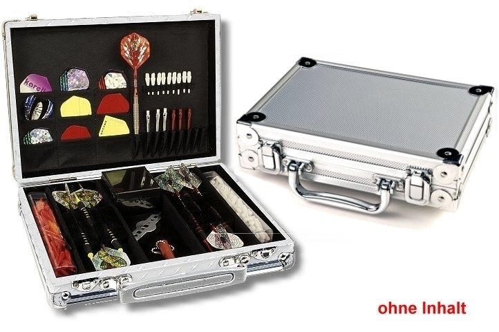Karella Dartkoffer schwarz | silber