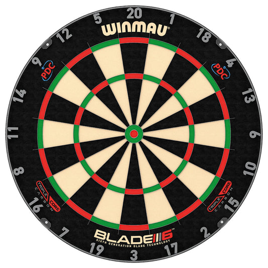 Dartboard Winmau Blade 6 Triple Core Carbon PDC