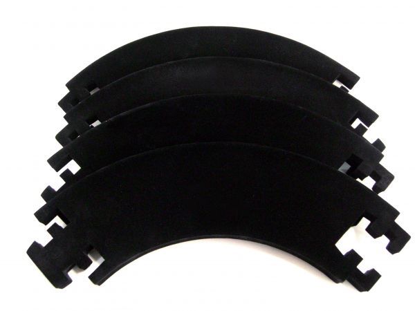 Karella  Catchring EVA 4-teilig schwarz