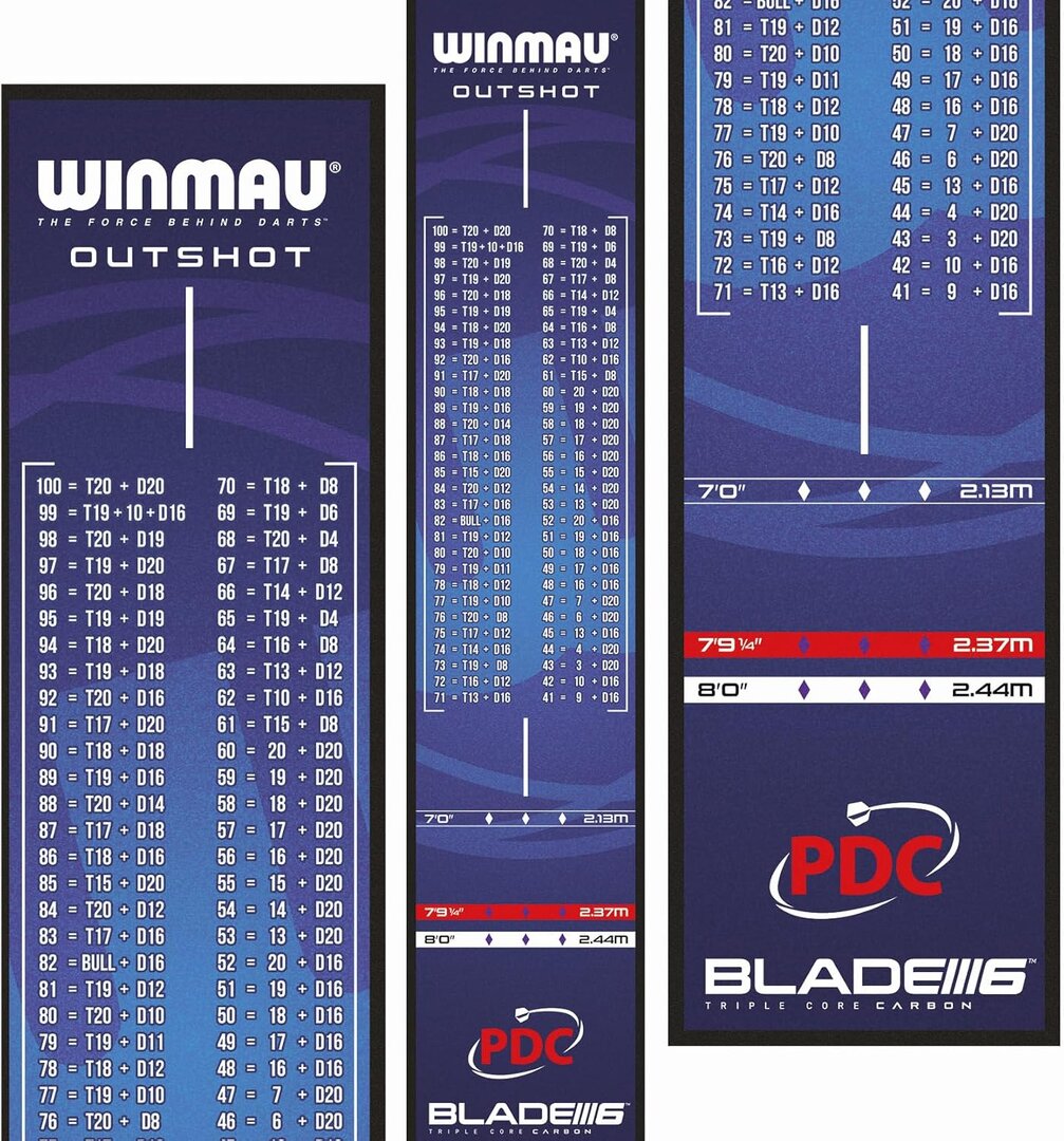 WINMAU Dartteppich Outshot