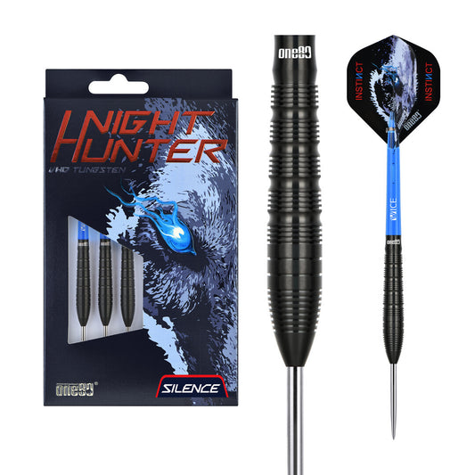 One80 Night Hunter Silence Steeldarts 22g | 24g
