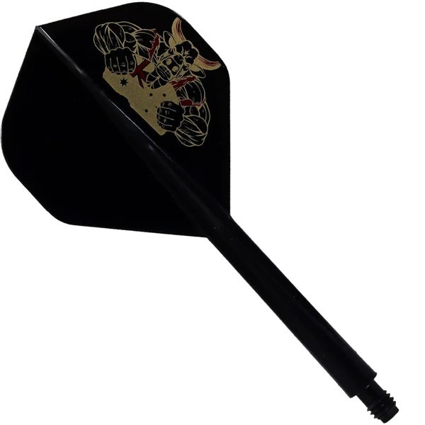Condor AXE Dart Flights - Standard - The Bull - schwarz