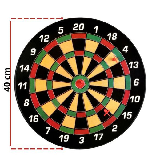 Karella Dartboard Magnet 40 cm Modell Family inkl. 6 Magnetdarts