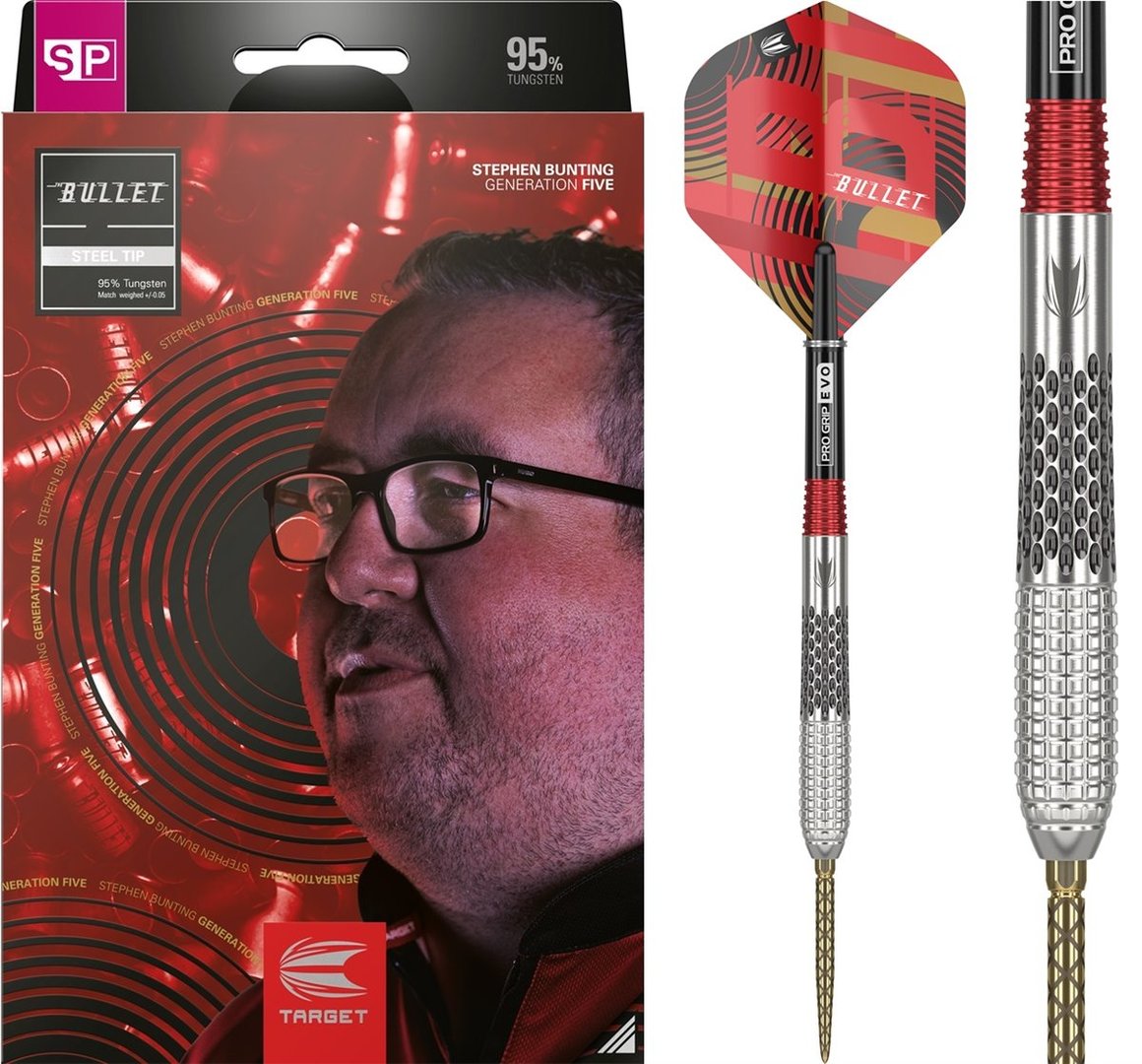 Target Stephen Bunting Gen 5 -Swiss Point Steedarts