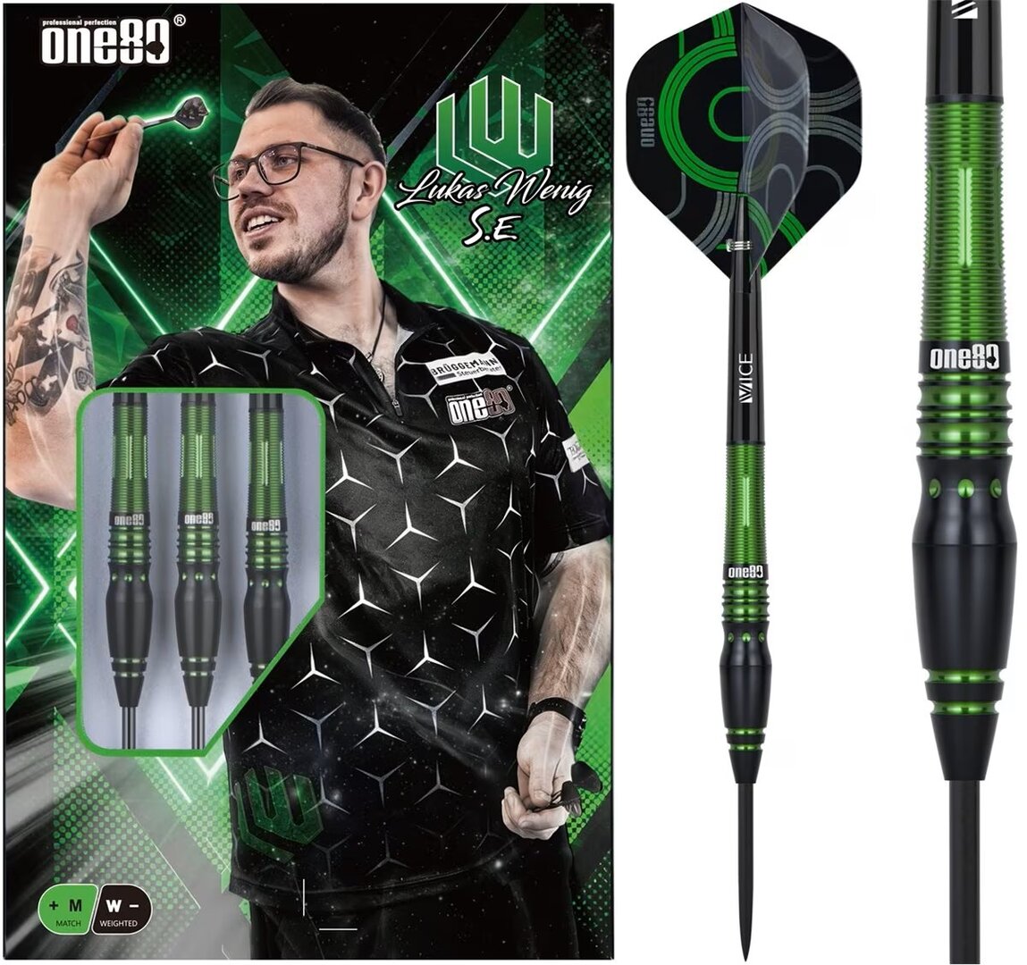 One80 Lukas Wenig S.E. Dart Steeldarts 22g | 24g