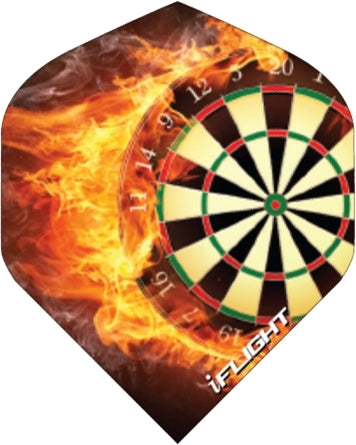 I-​Flight Brennendes Dartboard