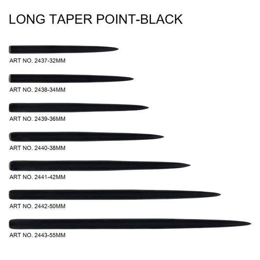 One80 Long Taper Point black