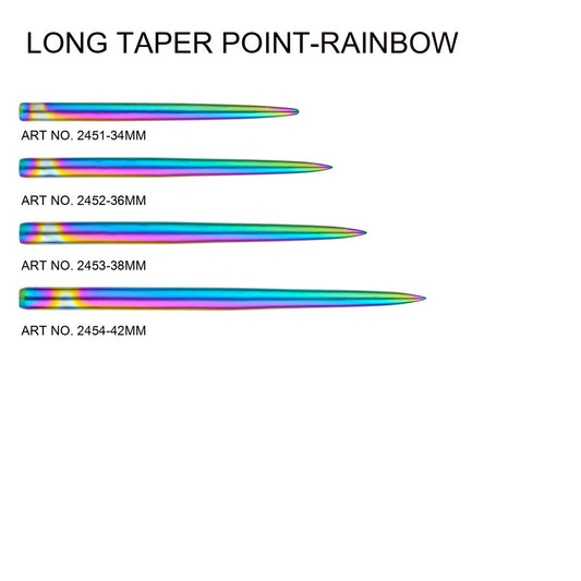 One80 Long Taper Point Rainbow