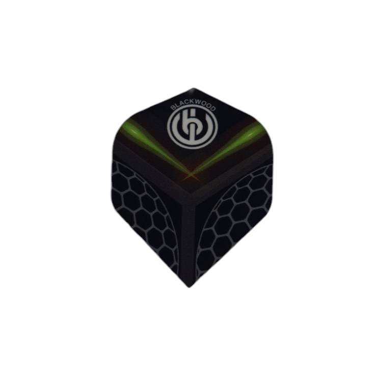 Blackwood Darts 100 Flights schwarz-grün