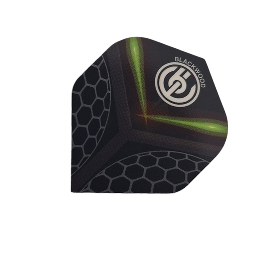 Blackwood Darts 100 Flights schwarz-grün