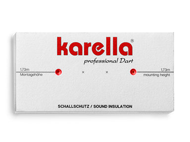 Karella Schallschutz für Steeldartboards + integrieten Surround