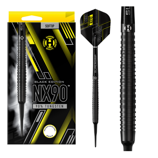 Harrows NX90 Black Edition Softdarts 18g | 20g