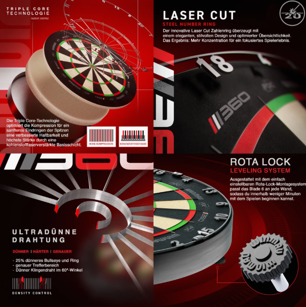 Winmau Blade 360 Triple Core