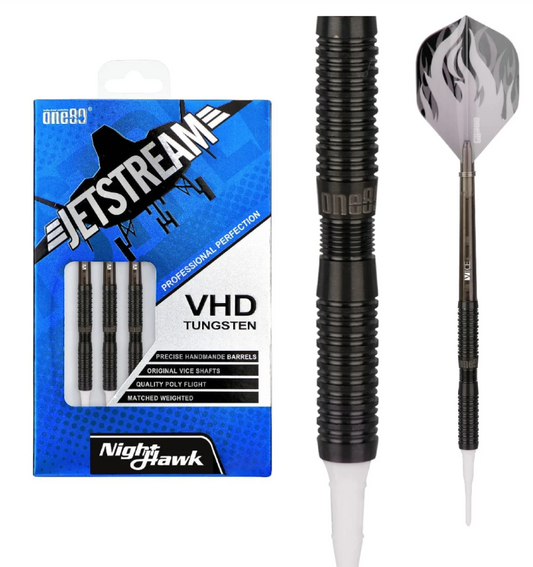 One80 Jetstream Nighthawk Softdart 90% Tungsten 18g | 20g