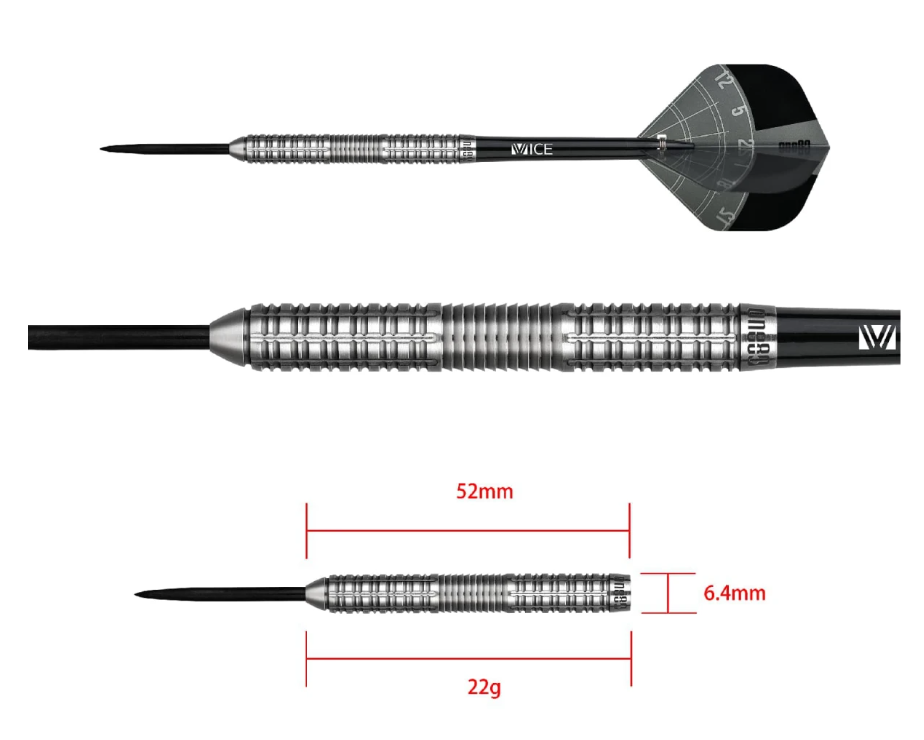 One80 Aaron Morrison Dart Steeldarts 22g