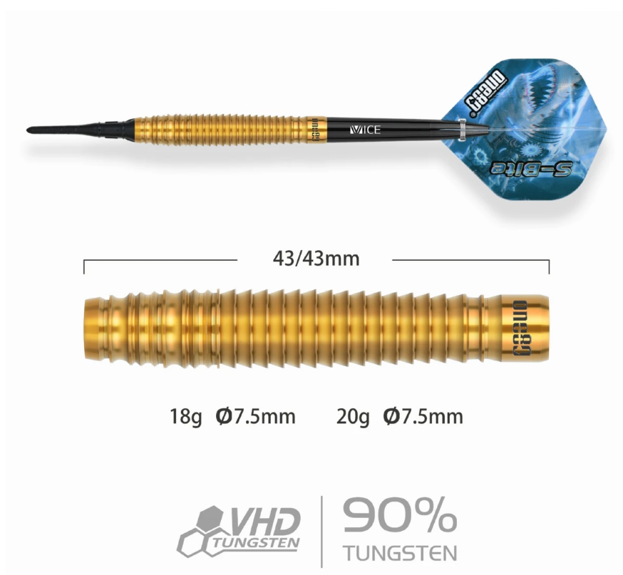 One80 S-Bite S-B2 Softdarts