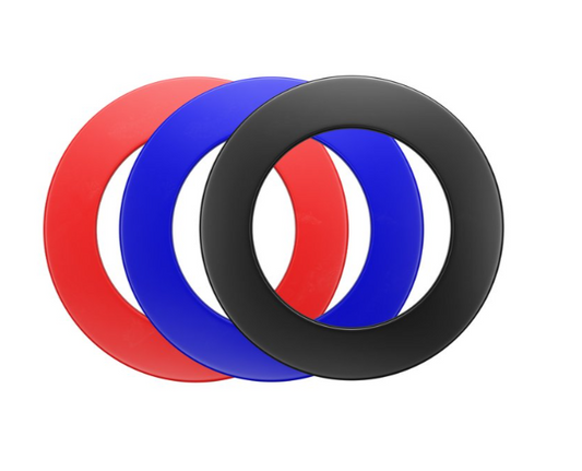 Catchring  PU schwarz | rot | blau