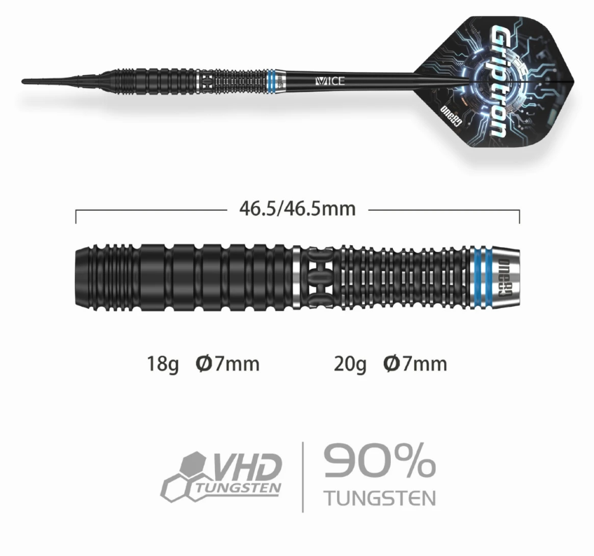 One80 Griptron GT2 Softdarts 20g | 22g
