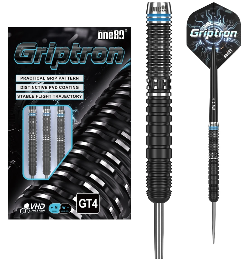 One80 Griptron GT4 Steeldarts 22g | 23g | 24g