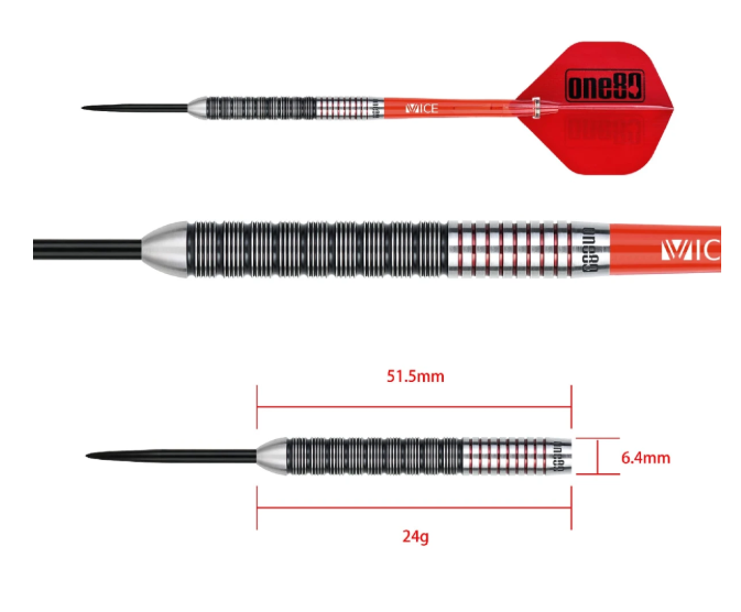 One80 Akshay Mehta Gen 2 Signature Steeltip 24g