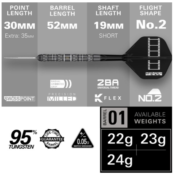 Target Chris Dobey 95K - Steeldarts