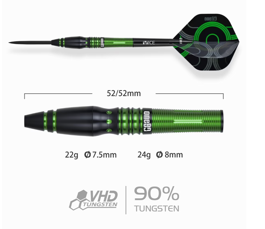 One80 Lukas Wenig S.E. Dart Steeldarts 22g | 24g