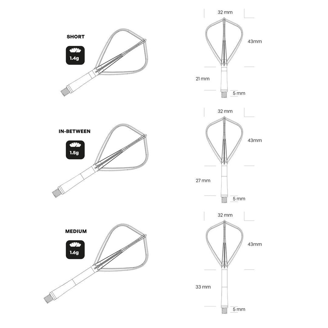 Shot Flight Deck Kite- schwarz