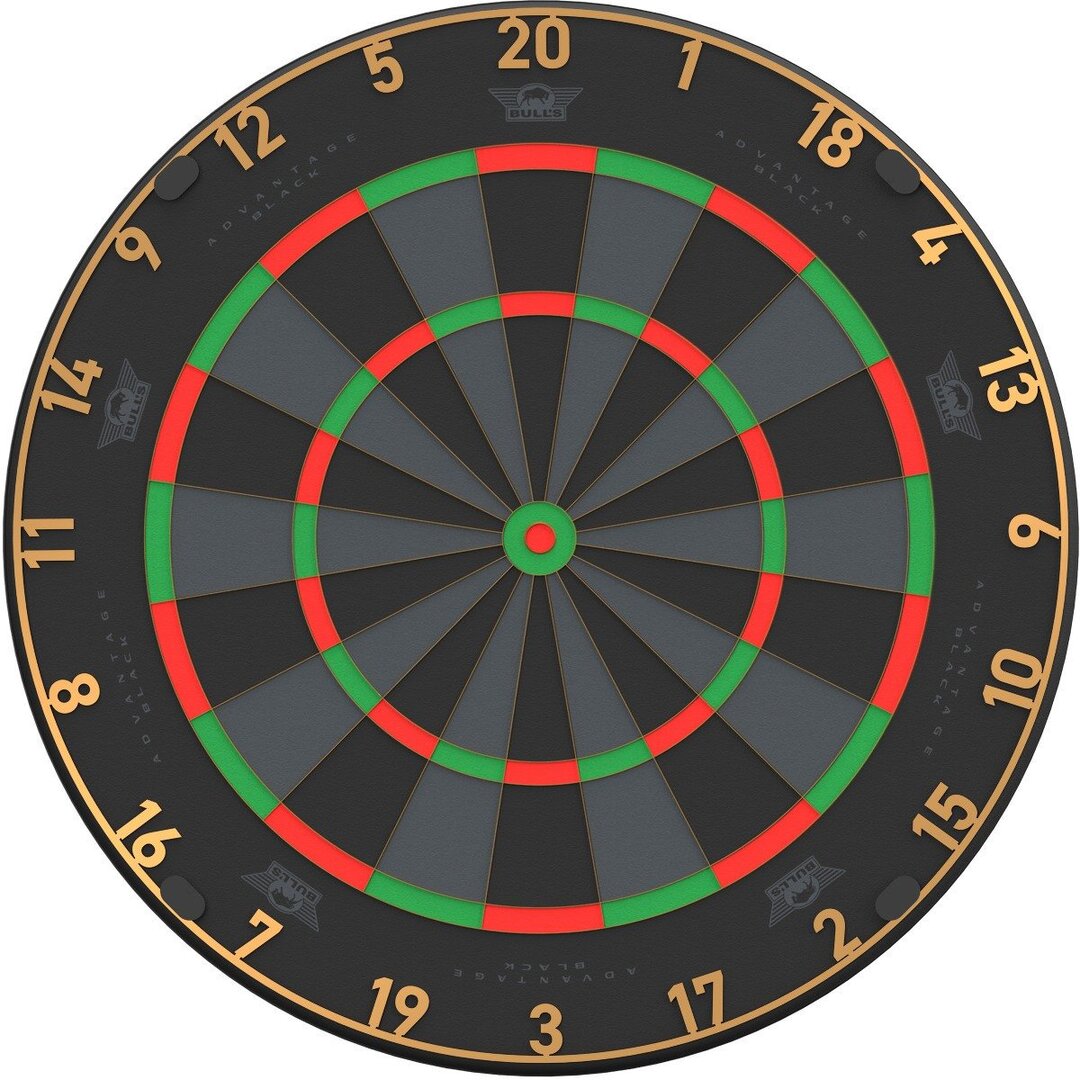 Bull's Advantage Black Dartboard