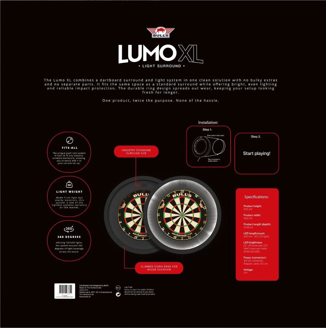 Bull's Lumo XL LED Ring – 360° mit Surround