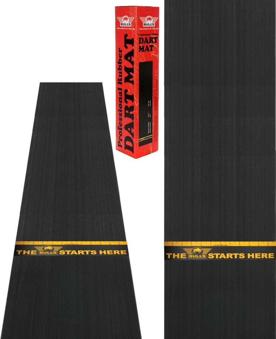 Bull's Gummi Dartmat + Abwurflinie Sticker | 300x60 cm
