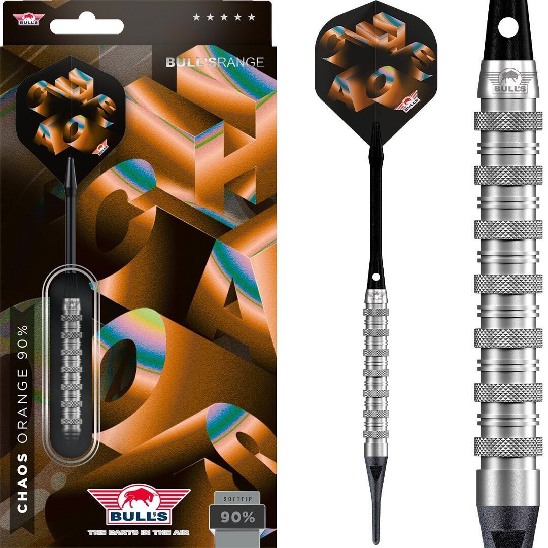 Bull's Chaos Orange 90% Softdarts- 22g