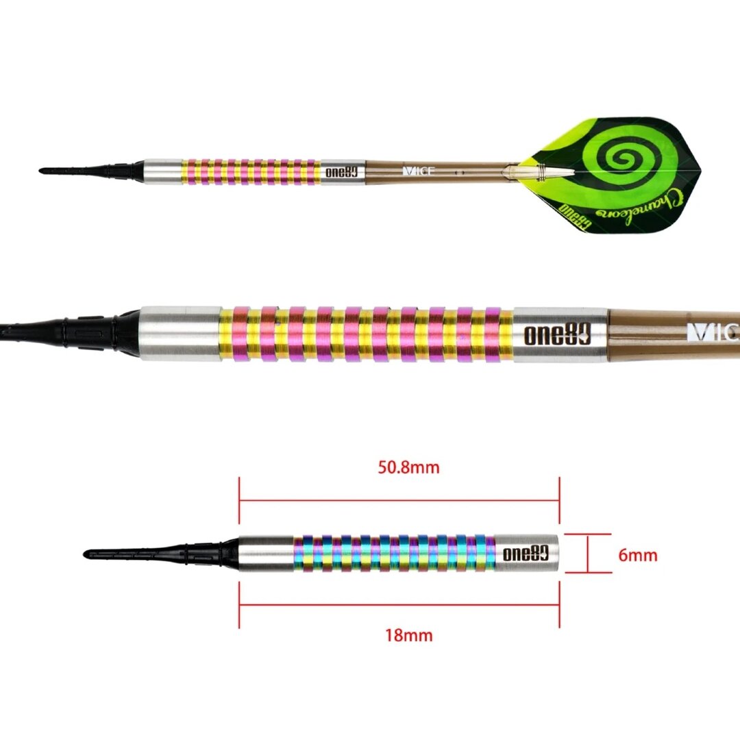 ONE80 Chameleon Jade 20g Softdarts