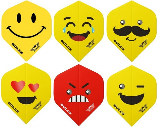 Bull´s Powerflite 100 Smiley Standard Flights