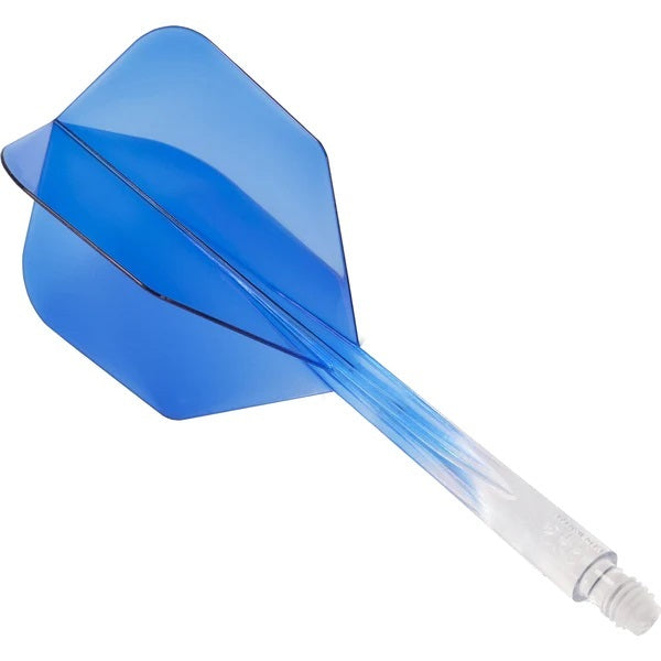 Condor AXE Gradient Dart Flights - Small - Clear Blue