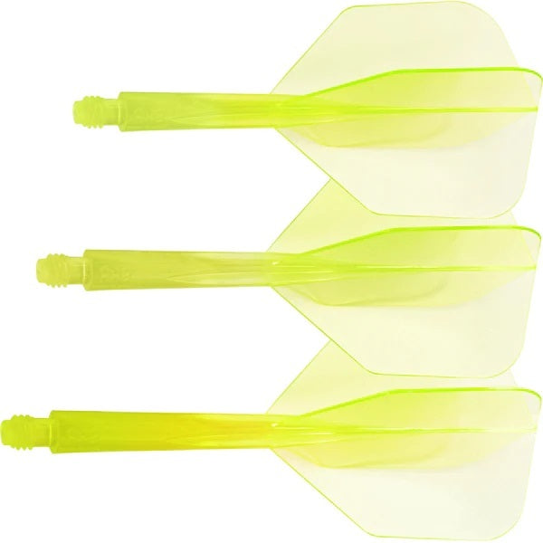 Condor AXE NEON Dart Flights - Small - gelb
